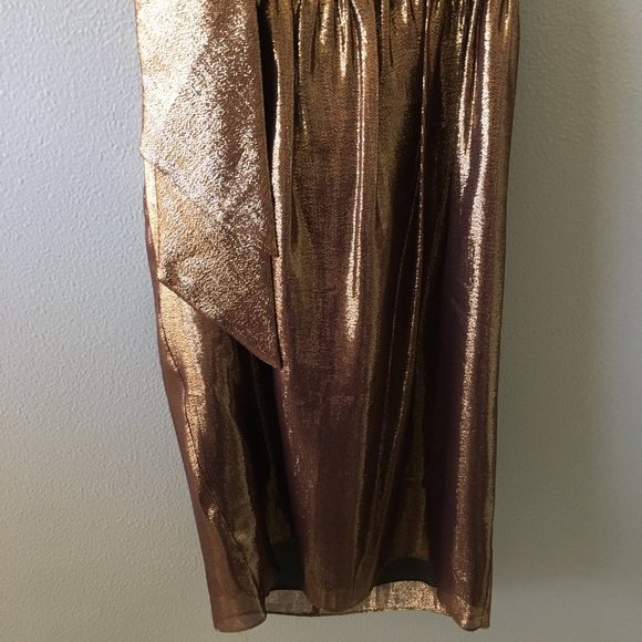 vera wang lavender label silk halter dress - Picture 3 of 6